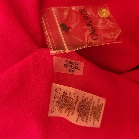 Calvin Klein Ruffled Long-Sleeve Top - Picture 10 of 12